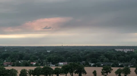 Thunderstorm Clouds Time Lapse Stock Footage 26308569