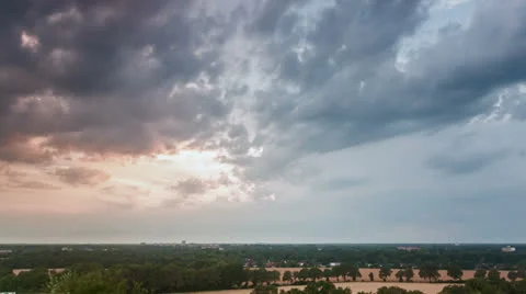 Thunderstorm Clouds Time Lapse Stock Footage 26309736