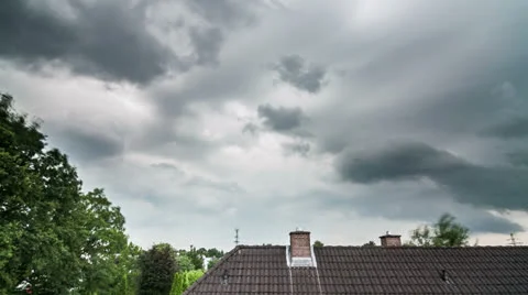 Thunderstorm Clouds Time Lapse Stock Footage 26310213