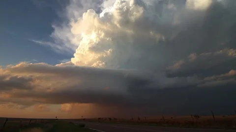 Thunderstorm Cumulonimbus Time Lapse Stock Footage 243854081