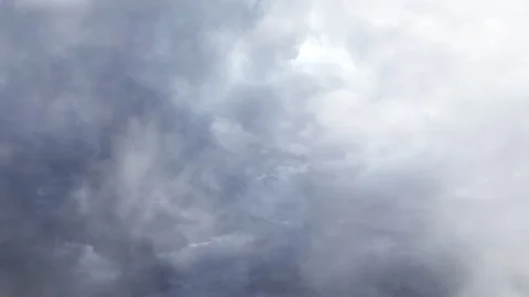 Thunderstorm in dark clouds Stock Footage 341841284