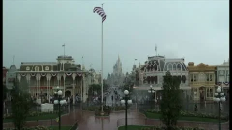 Thunderstorm at Disney World Stockbeeldmateriaal 11606576