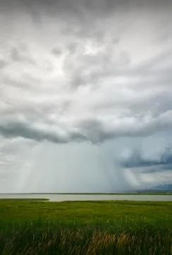 Thunderstorm Downpour Foto stock
