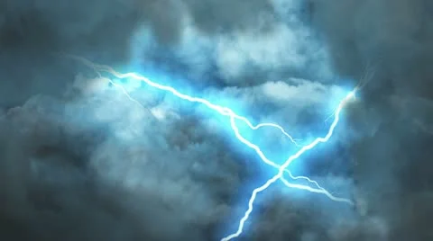 Thunderstorm during night Video stock 11139021