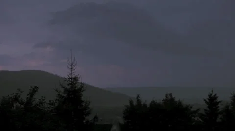 Thunderstorm Stock Footage 27125990