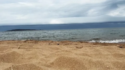 A thunderstorm front in Uruguay. Stock Footage 254361112