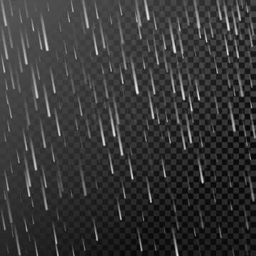 Thunderstorm heavy shower Stock Illustration