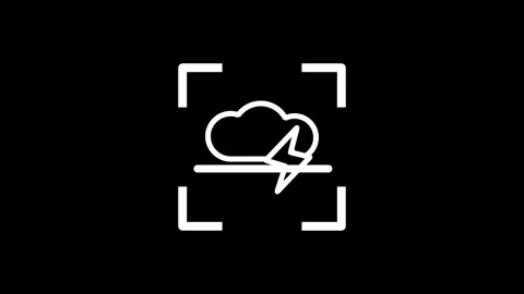 Thunderstorm Icon 스톡 동영상 334188790