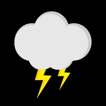 Thunderstorm icon Stock Illustration