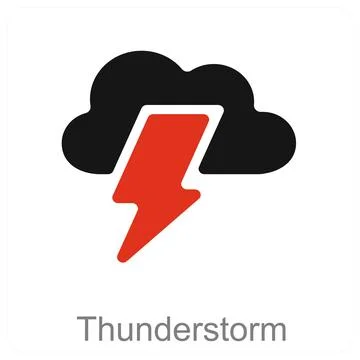 Thunderstorm Stock Illustration
