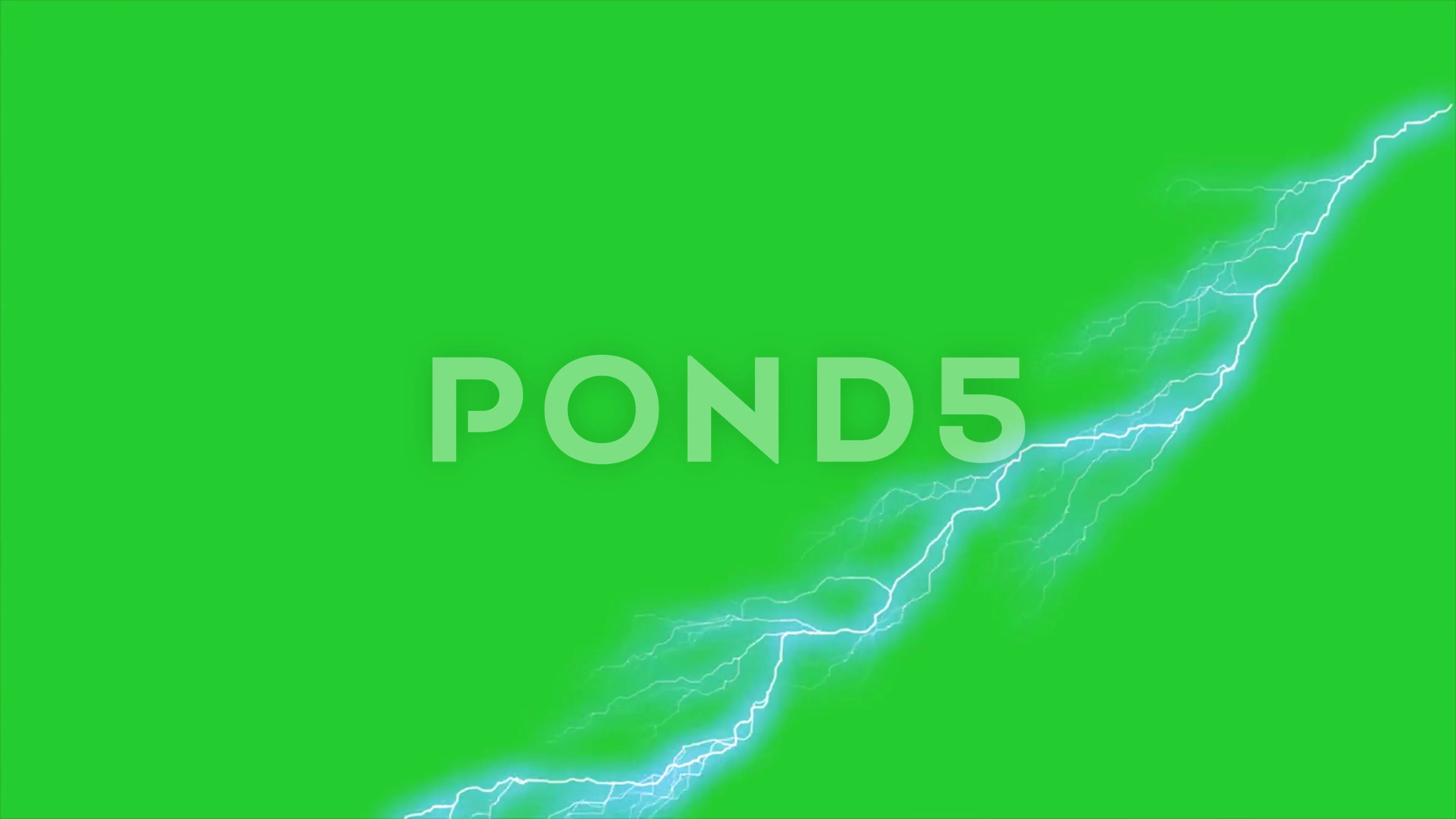 Thunderstorm Lighting Green Screen Video... | Stock Video | Pond5