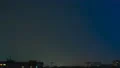 The thunderstorm with lightning above the night city. time lapse 4k or 4k+ Resolution