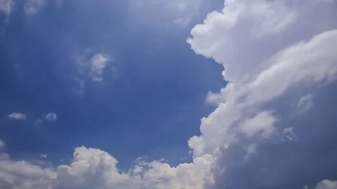 A thunderstorm with lightning and winds is coming over the asia and Time laps Stock Footage 82869881