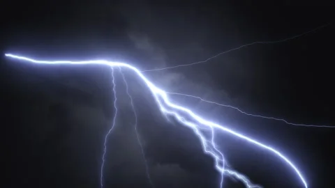 Thunderstorm - Lightning Bolts Strikes 動画素材 133211571