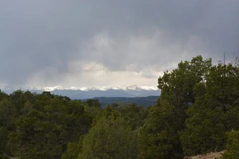 Thunderstorm in Mountains Stock Photos