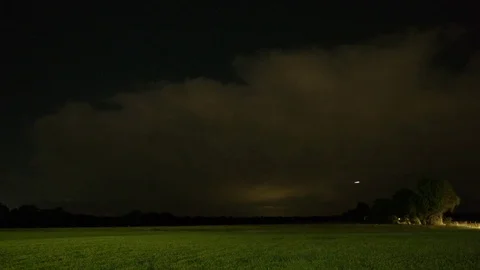 Thunderstorm Night Time Lapse Vidéo 77404539