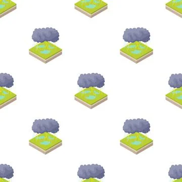 Thunderstorm pattern seamless vector Stock Illustration