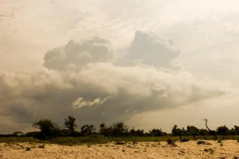 Before thunderstorm Foto stock