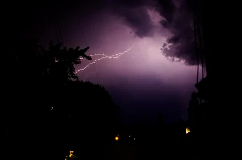 Thunderstorm. Stock Photos