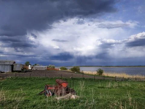 Before thunderstorm. Stock Photos
