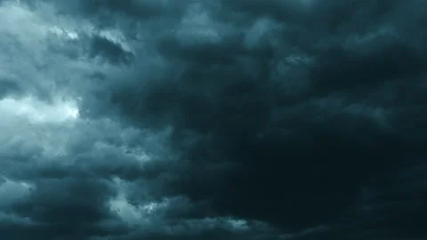 Thunderstorm sky. Day for night Stock Footage 140486812
