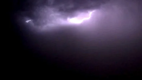 Thunderstorm, storm, lightning Stock Footage 314986732
