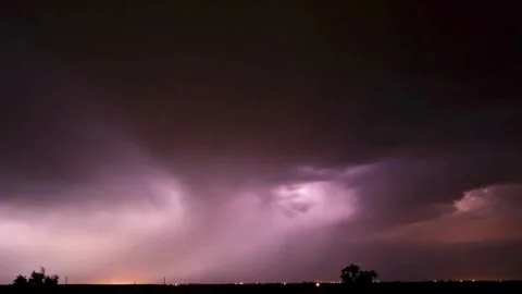 Thunderstorm, storm, lightning Stock Footage 314986904