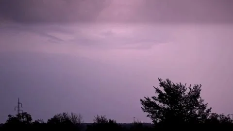 Thunderstorm, storm, lightning Stock Footage 314986915