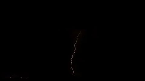 Thunderstorm, storm, lightning Stock Footage 314986927