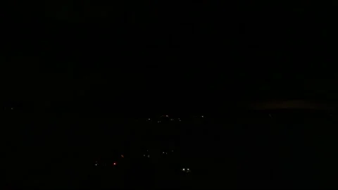 Thunderstorm, storm timelapse. Thunders and great storm passing by. Storm clouds Stock Footage 138387038