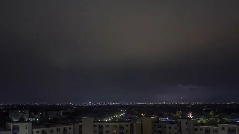 Thunderstorm Time Lapse Stock Footage 70593486