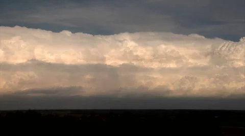 Thunderstorm Wall Stock Footage 54759559