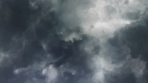Thunderstorm,Over head Shot of rain cloud Video stock 182447023