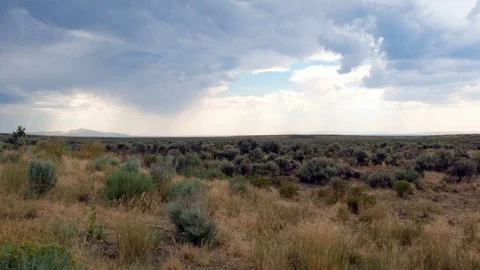Thunderstorms over great basin Steens Mountain Oregon 8 Video stock 81912982