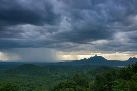 Thunderstorms. Stock Photos