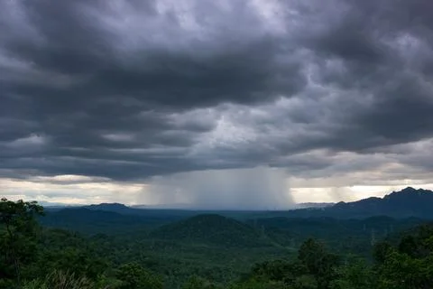 Thunderstorms. Stock Photos