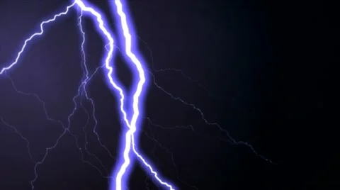 Thunderstorms strong energy flash Stock Footage 21968434