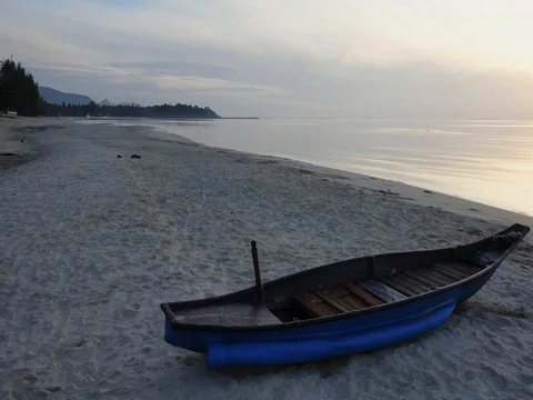 Thung Wao Lan beach, Chumphon, Thailand. Stock Footage 77284490
