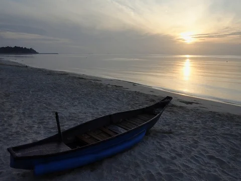 Thung Wao Lan beach, Chumphon, Thailand. Video stock 77284502