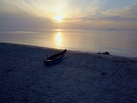Thung Wao Lan beach, Chumphon, Thailand. Stock-Footage 77284517