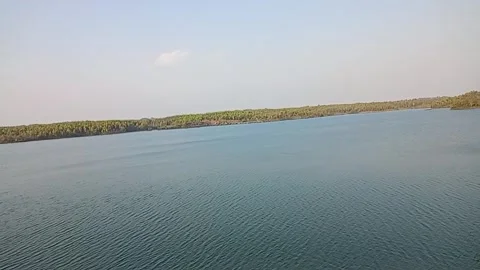 Thurga Dam Built On The Kangsabati River Stock Footage 269741082