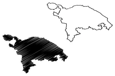 Thurgau map vector.... Stock Illustration