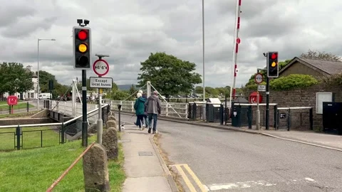 Thurnam, Lancaster, UK 13 July 2024. Glasson waterside marina Dock Stock Footage 279326331