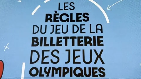Thursday begins the ticket sales process for the Paris Olympics, París, FR - 28  Stock-Footage 222780648