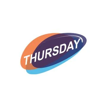 Thursday icon Stock Illustration
