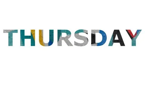 THURSDAY Stock Illustration