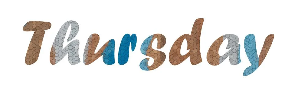 Thursday Stock Illustration