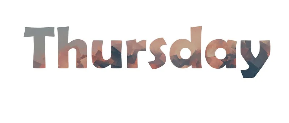 Thursday Stock Illustration