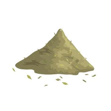 Thyme spice cartoon vector illustration Stock Illustration