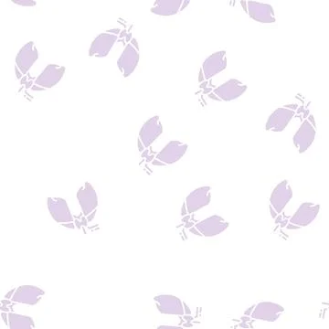 Thymus endocrinology glyph seamless pattern Illustrazione stock